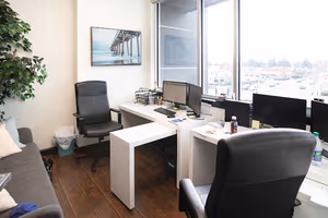 1 Person Coworking Desk