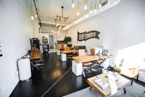 5 Person Coworking Desk