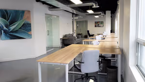 5 Person Coworking Desk