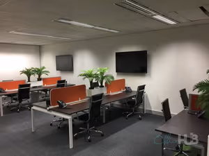 3 Person Coworking Desk