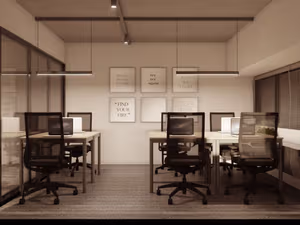 1 Person Private Office
