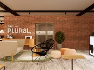 1 Person Coworking Desk