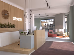 1 Person Coworking Desk