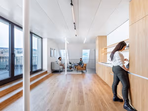 1 Person Coworking Desk