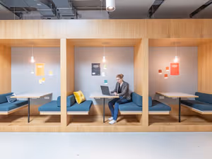 1 Person Coworking Desk