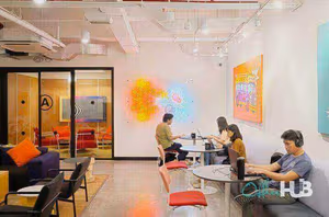 4 Person Coworking Desk