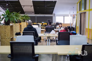 2 Person Coworking Desk
