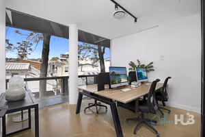 3 Person Coworking Desk