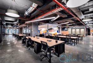 4 Person Coworking Desk