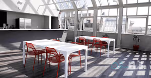 1 Person Coworking Desk