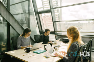 2 Person Coworking Desk