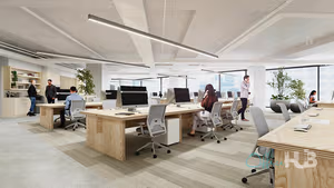 3 Person Coworking Desk