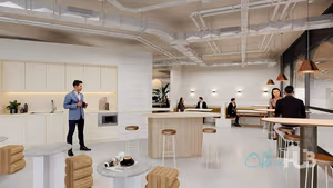 2 Person Coworking Desk