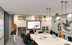 1 Person Coworking Desk