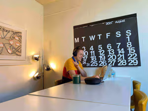 2 Person Coworking Desk