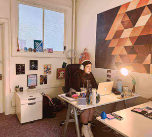 5 Person Coworking Desk