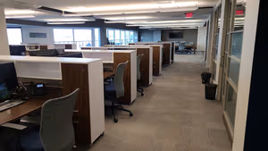 3 Person Coworking Desk