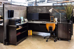 2 Person Coworking Desk