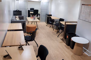 3 Person Coworking Desk
