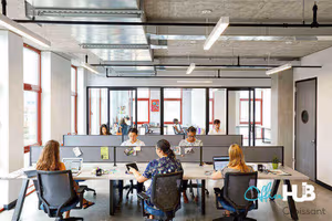 5 Person Coworking Desk