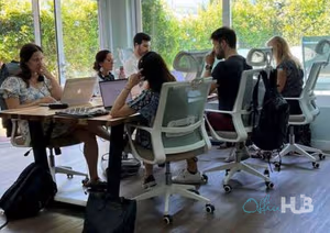 4 Person Coworking Desk