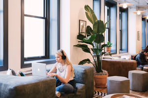 1 Person Coworking Desk