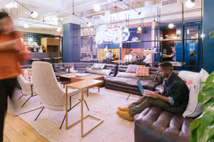 1 Person Coworking Desk