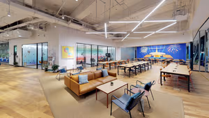 1 Person Coworking Desk