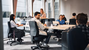 1 Person Coworking Desk