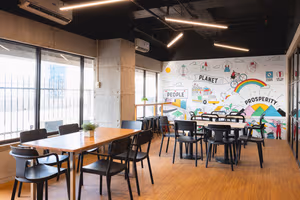 8 Person Coworking Desk