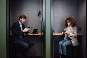 4 Person Private Office