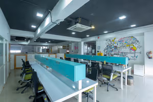 4 Person Coworking Desk