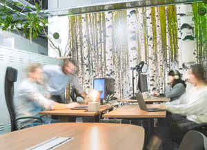 1 Person Coworking Desk