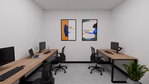 1 Person Coworking Desk