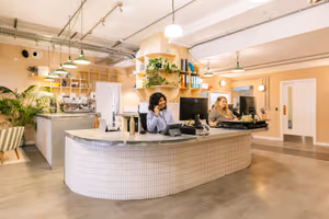 3 Person Coworking Desk