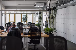 2 Person Coworking Desk