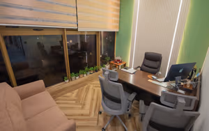 9 Person Coworking Desk