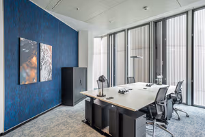 3 Person Coworking Desk