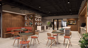 3 Person Private Office