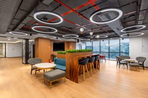 7 Person Coworking Desk