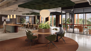 4 Person Coworking Desk