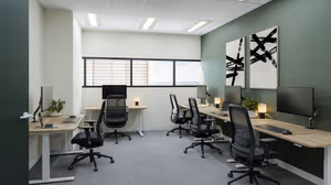 1 Person Coworking Desk