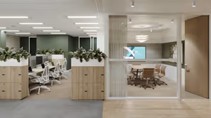 1 Person Coworking Desk