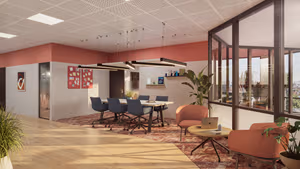 3 Person Private Office