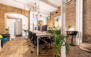 8 Person Coworking Desk