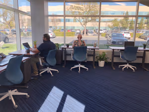 3 Person Coworking Desk