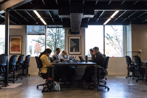 2 Person Coworking Desk