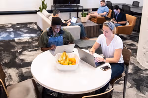 3 Person Coworking Desk