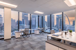 3 Person Coworking Desk