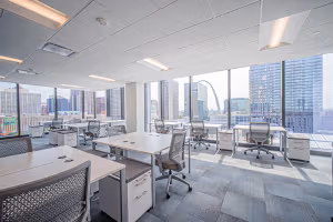 5 Person Coworking Desk